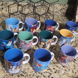 Classic Disney mugs (set of 11)